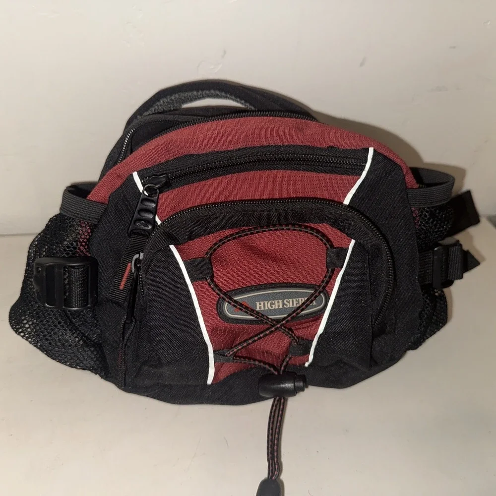 High Sierra Lumbar Hiking Fanny Pack Waist Bag Travel Outdoor Backpack Pockets